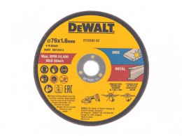 DEWALT DT20592 Bonded Abrasive Cutting Disc 76 x 1.6 x 9.5mm (3 Pack) Fits DCS438 £4.29